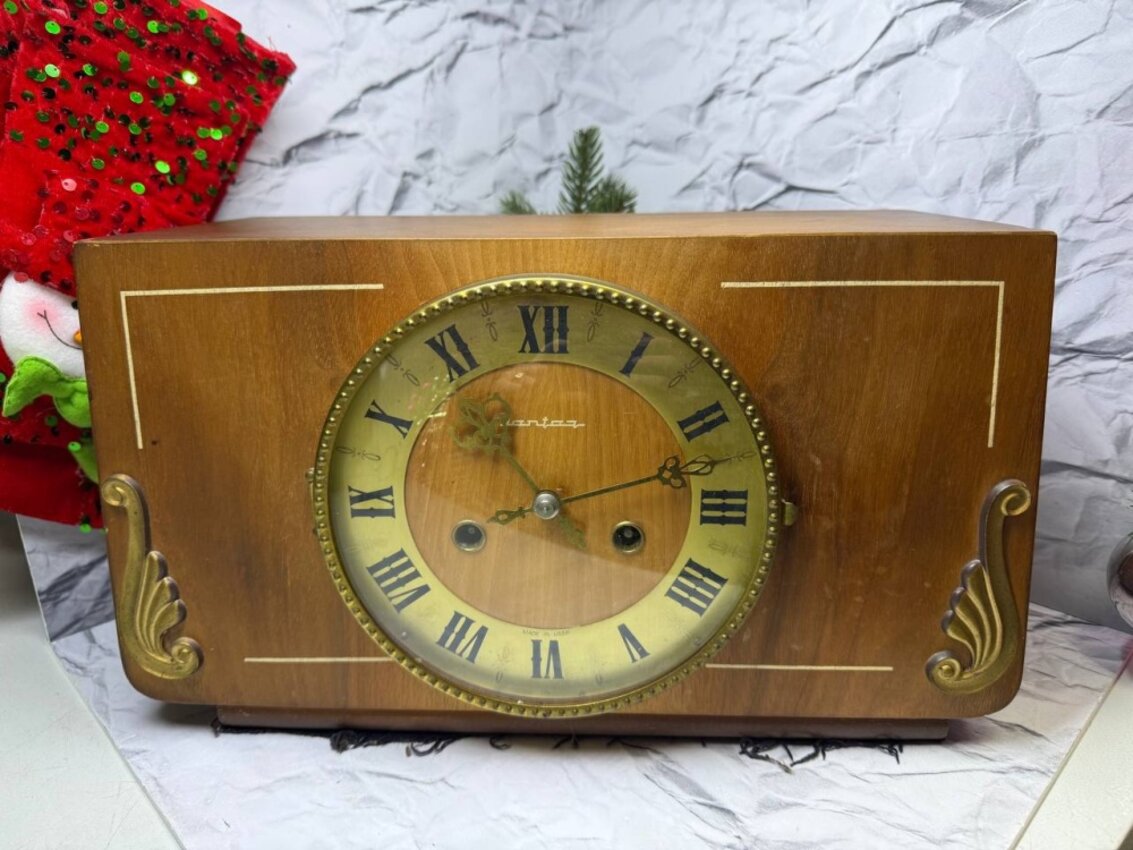 Часы каминные Янтарь