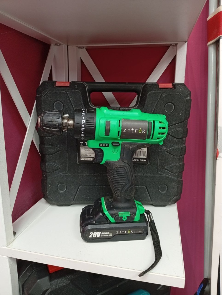 Удрная дрель- шуруповерт  zitrek crusher 21-li