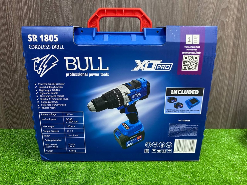 Шуруповерт BULL SR1805