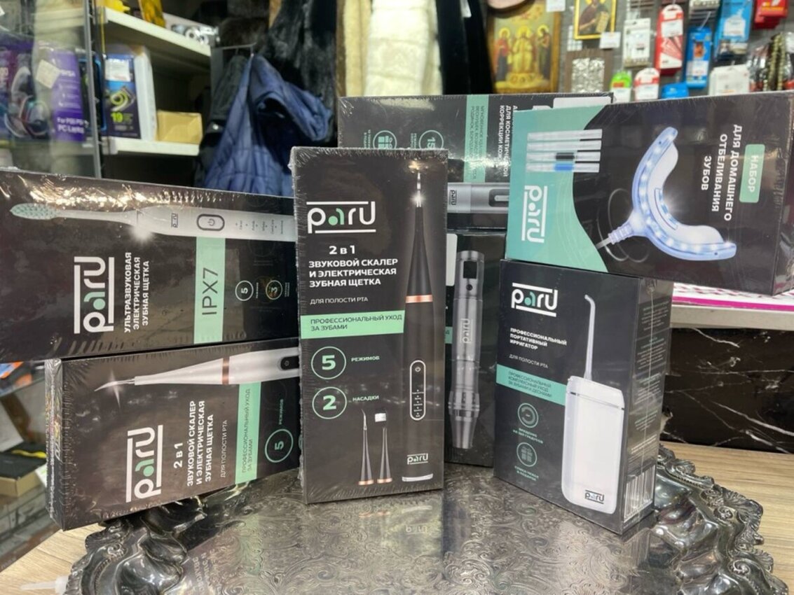 Уход за зубами 2в1проф.ирригатор+2в1скалер/щетка