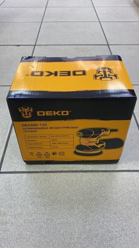 Шлифмашина Deko dkg400-125