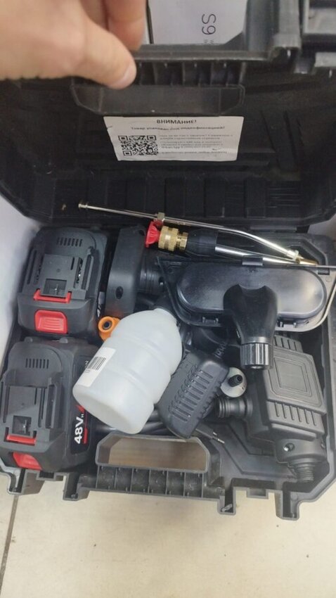 Мойка высокого давления аккумуляторная