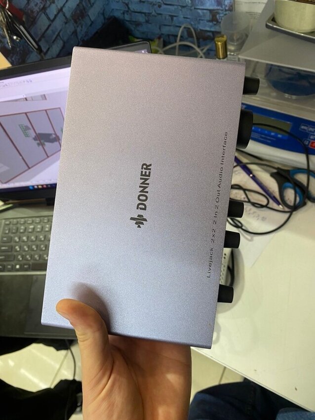 аудиоинтерфеис donner live 2x2
